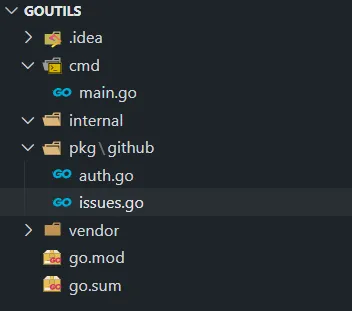 go-github project structure